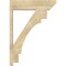 Ekena Millwork Merced Slat Rough Sawn Outlooker, Douglas Fir, 8"W x 30"D x 42"H OUT08X30X42MRC06RDF - alternate 2